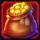 hit the gold gold sack symbol icon