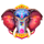 holi fest elephant symbol icon