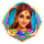 holi fest gurl symbol icon