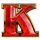 holy diver megaways k symbol icon