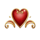hood heart symbol icon