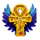 horus treasure wild gold winged ankh symbol icon