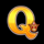 hot and heavy q letter symbol icon