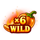 hot and spicy chili rush orange wild symbol icon