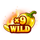 hot and spicy chili rush yellow wild symbol icon