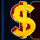hot bar dollar sign symbol icon