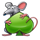 hot bull mouse spade symbol icon