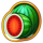 hot chilli bells 100 gold watermelon symbol icon