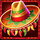 hot chilli party hat symbol icon