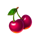 hot christmas slot cherries symbol icon