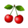hot coin vip cherry symbol icon