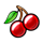 hot coins and fruits 243 cherry symbol icon