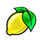 hot coins and fruits 243 lemon symbol icon