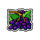 hot cross bunnies grape symbol icon