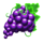 hot diamond bar grapes symbol icon