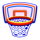 hot dunk basket net symbol icon