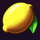hot fortune wheel lemon symbol icon