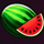 hot fortune wheel watermelon symbol icon