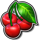 hot fruit dash red cherries symbol icon