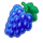 hot fruits 20 extra chillis grape symbol icon
