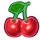 hot fruits 40 extra chillis cherry symbol icon