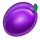 hot fruits 40 extra chillis plum symbol icon