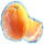 hot fruits on ice orangea symbol icon