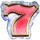 hot fruits on ice seven symbol icon