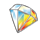 hot hand diamond2 symbol icon