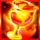 hot hot blazing lock chalice symbol icon