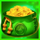 hot hot blazing lock pot symbol icon