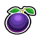 hot lucky 7s plum symbol icon