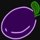 hot neon plum symbol icon