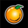 hot scatter orange symbol icon