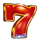 hot slot 777 diamond crown lucky seven symbol icon