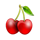 hot spin cherry symbol icon