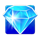 hot spin diamond symbol icon
