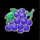 hot star grapes symbol icon