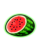 hot to burn hold and spin watermelon symbol icon