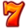 hot to burn jackpot play seven symbol icon