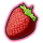 hot to burn jackpot play strawberry symbol icon