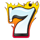 hot triple sevens hold and win whitefire symbol icon