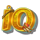 hot tuna number 10 symbol icon