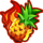 hot volcano bonus buy fire pineapple symbol icon