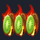 hot volcano triple fire kiwi symbol icon
