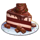 hotcakes flip n staxx chocolate cake symbol icon