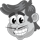 house of magic face symbol icon