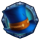 howl o ween blue hat symbol icon