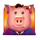 huff n even more puff hard hat edition bussinespig symbol icon