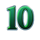 huff n lots of goals ten symbol icon